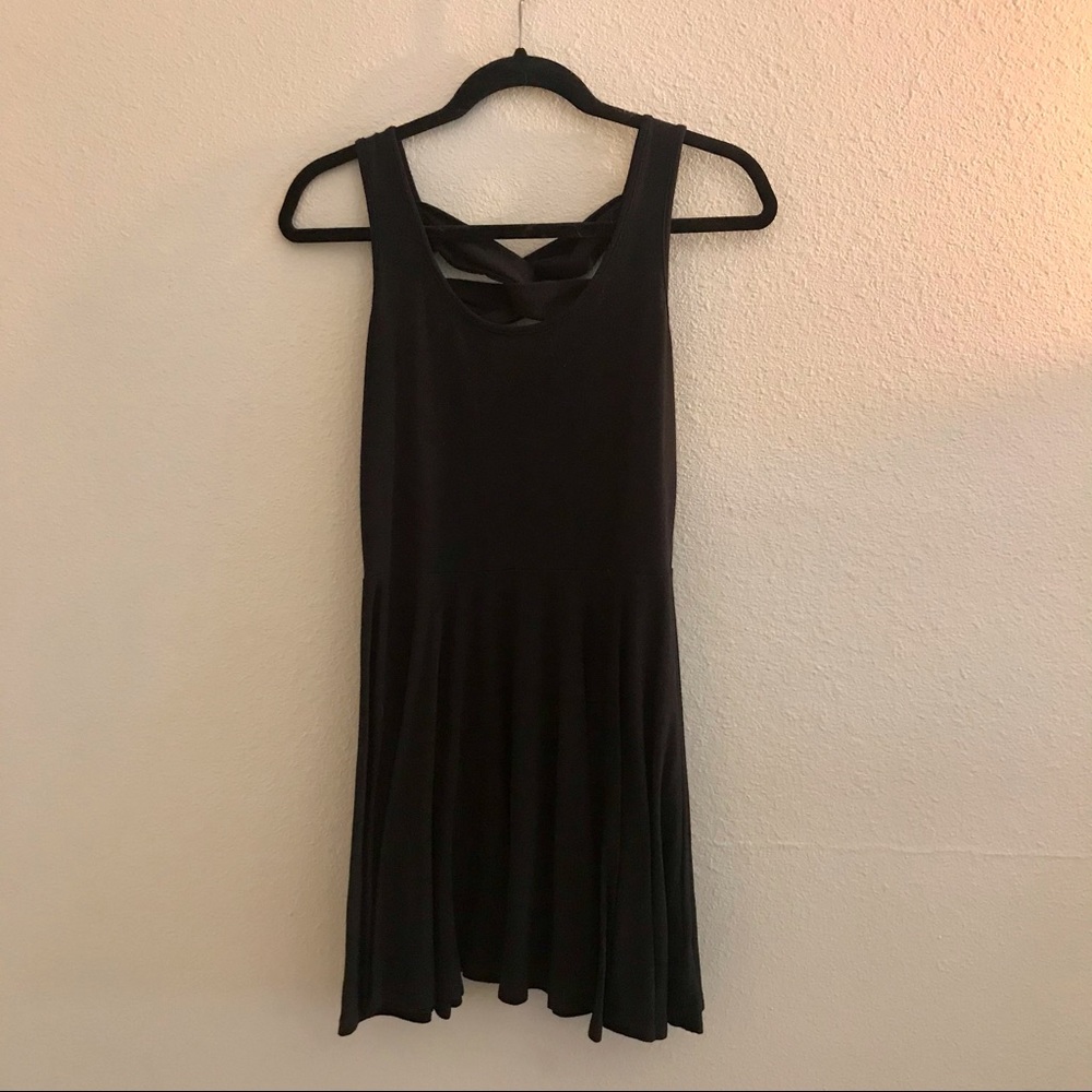 Back detail little black dress